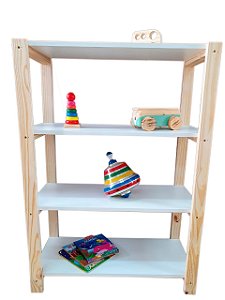 Estante Branca Fashion Toys