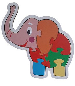 Quebra Cabeça Elefante Fashion Toys