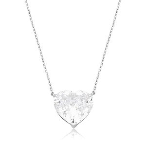COLAR CORAÇÃO JOIA CRISTAL