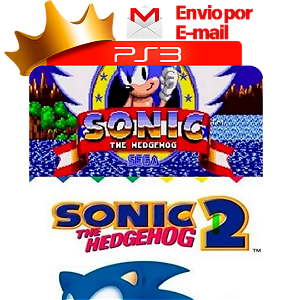 sonic the hedgehog 1 e 2 classicos pra ps3 em midia digital