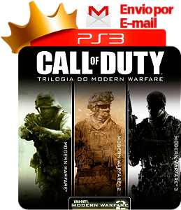 Call of Duty MW trilogia para ps3 em mídia digital