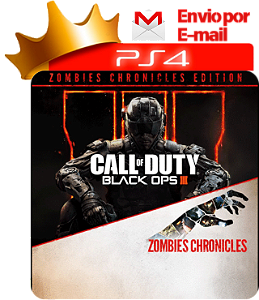 Call of Duty Black Ops 3 Zombies Chronicles para PS4 em Mídia Digital