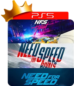 Need for speed + need for speed heat + need for speed rivals para ps5 em mídia digital