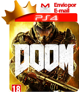 Doom para ps4 em mídia digital