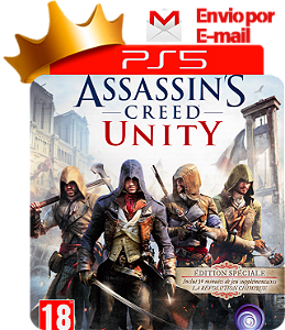 Assassins Creed Unity para ps5 em mídia digital
