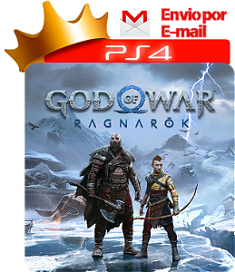 God of War Ragnarok para ps4 em mídia digital
