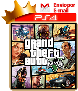 Gta 5 para ps4 em mídia digital