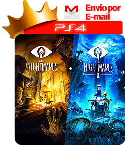 Little nightmares + Little nightmares 2 para ps4 em mídia digital