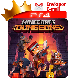 Minecraft Dungeons para PS4 em Mídia Digital