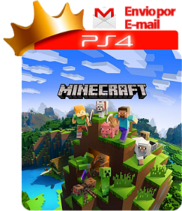 Minecraft para ps4 em mídia digital