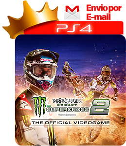 Monster Energy Supercross - The Official Videogame 2 para ps4 em mídia digital
