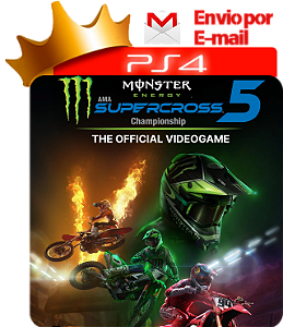 Monster Energy Supercross - The Official Videogame 5 para Ps4 em Mídia Digital