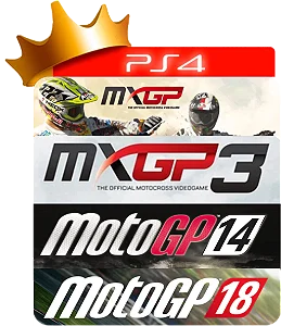 MXGP 3 + MXGP + Moto GP 14 + moto GP 18 para PS4 em Mídia Digital