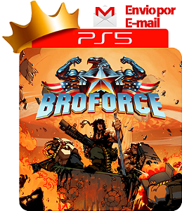 Broforce Forever para ps5 em mídia digital