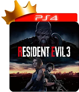 Resident Evil 3 Remake Para PS4 em Mídia Digital