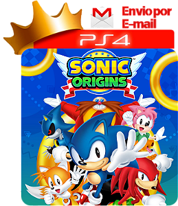 Sonic Origins para ps4 em mídia digital