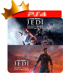 Star Wars Jedi Fallen Order + Jedi Survivor para ps4 em mídia digital