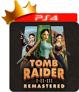 Tomb Raider 1, 2 E 3 Remasterizado para PS4 em mídia digital