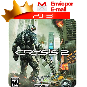 Crysis 2 para ps3 em mídia digital