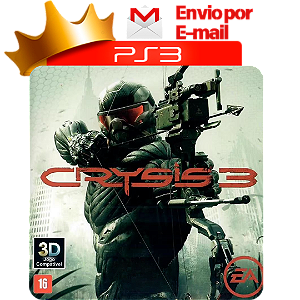 Crysis 3 para ps3 em mídia digital