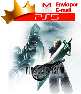 Final Fantasy 7 Remake para ps5 em mídia digital