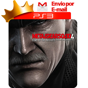 Metal Gear Solid 4 para PS3 em Mídia Digital
