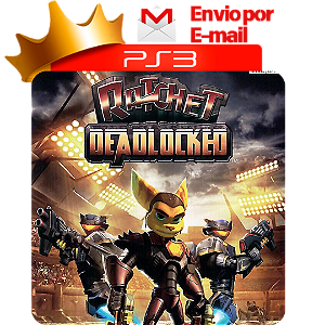 Ratchet Clank Deadlocked para PS3 em Mídia Digital