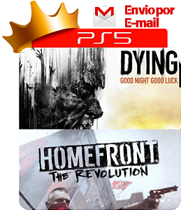Dying Light The Following + Homefront Revolution para PS5 em mídia digital