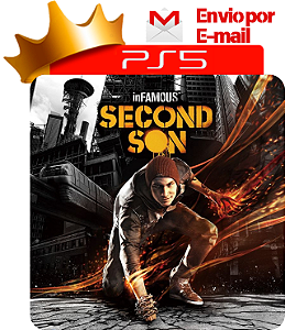 Infamous second son para ps5 em mídia digital
