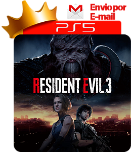 Resident Evil 3 Remake Para PS5 em Mídia Digital