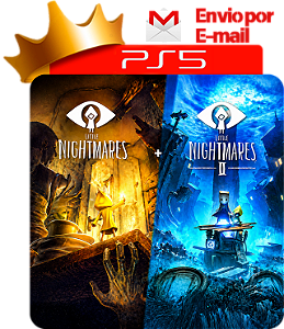 Little nightmares + Little nightmares 2 para ps5 em mídia digital