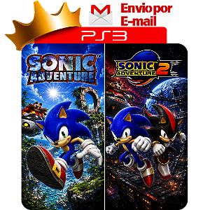 Sonic Adventure 1 e 2 para PS3 em Mídia Digital