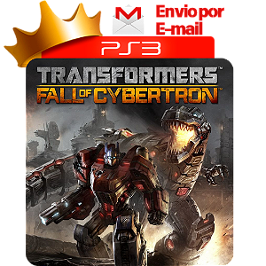 Transformers Fall of Cybertron para PS3 em Mídia Digital