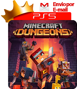 Minecraft Dungeons para PS5 em Mídia Digital
