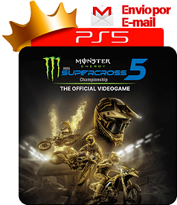 Monster Energy Supercross - The Official Videogame 5 para PS5 em mídia digital