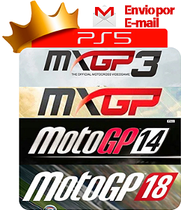 MXGP 3 + MXGP + Moto GP 14 + moto GP 18 para PS5 em Mídia Digital