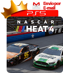 Nascar heat 4 para ps5 em mídia digital