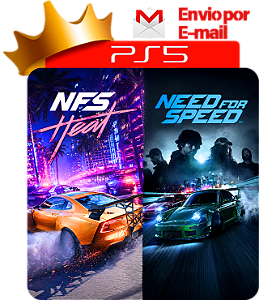Need For Speed Heat + Need For Speed para ps5 em mídia digital