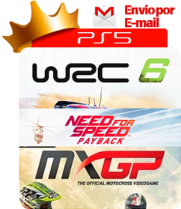 Need for Speed Payback + WRC 6 + MXGP para PS5 em Mídia Digital