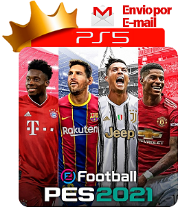Pes 2021 para ps5 em mídia digital