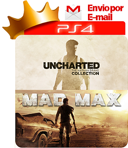 Uncharted The Nathan Drake Collection + Mad Max para ps4 em mídia digital