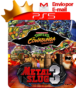 Teenage Mutant Ninja Turtles The Cowabunga Collection + Metal Slug 3 para ps5 em midia digital