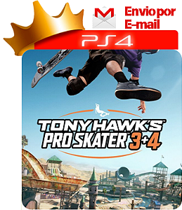 Tony Hawk 3 + 4 para PS4 em midia digital