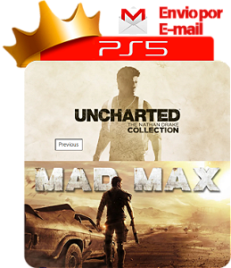 Uncharted The Nathan Drake Collection + Mad Max PS5 mídia digital