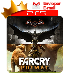 Far cry primal + batman arkhan knight PS5 Digital
