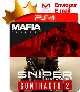 Mafia 1 + 2 + 3 + Sniper Ghost Warrios Contracts 2 PS4 Digital