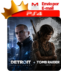 Detroit Become Human + Tomb Raider 2013 PS4 Digital