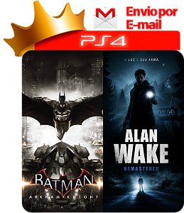 Batman Arkhan Knight + Alan Wake Remastered PS4 Digital