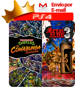 Teenage Mutant Ninja Turtles The Cowabunga Collection + Metal Slug 3 PS4 Digital