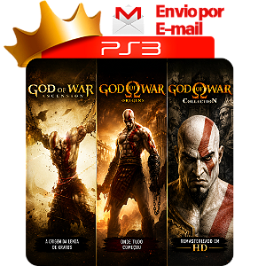 God Of War Ascension + God Of War Origins + God Of War Collection PS3 Digital